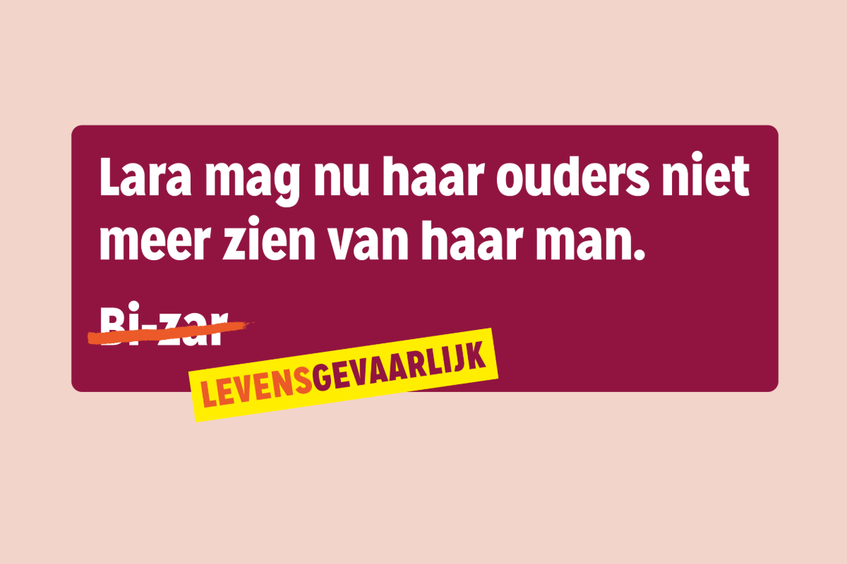 Beeld uit de campagne Voorkom Vrouwenmoord