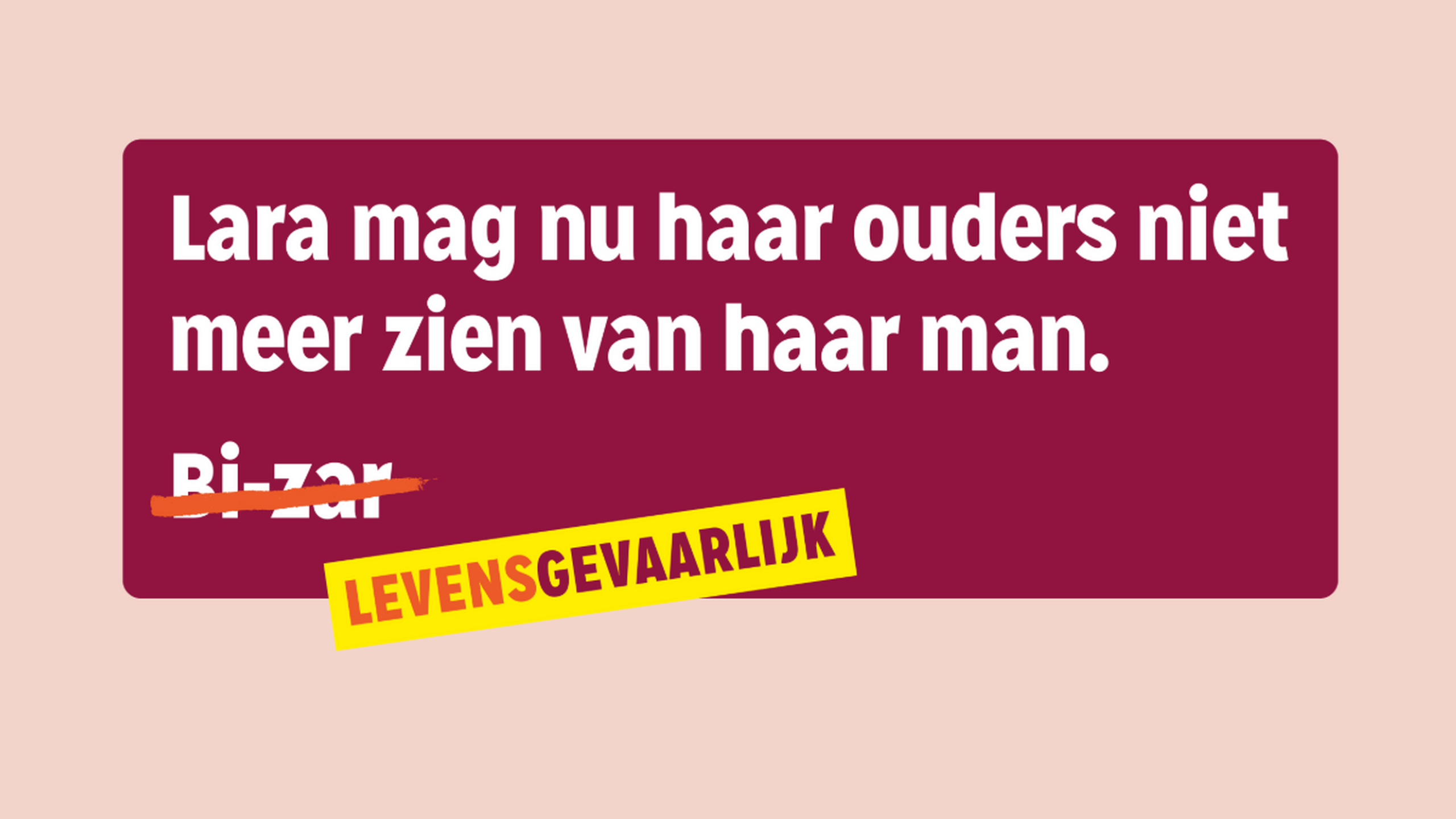Beeld uit de campagne Voorkom Vrouwenmoord