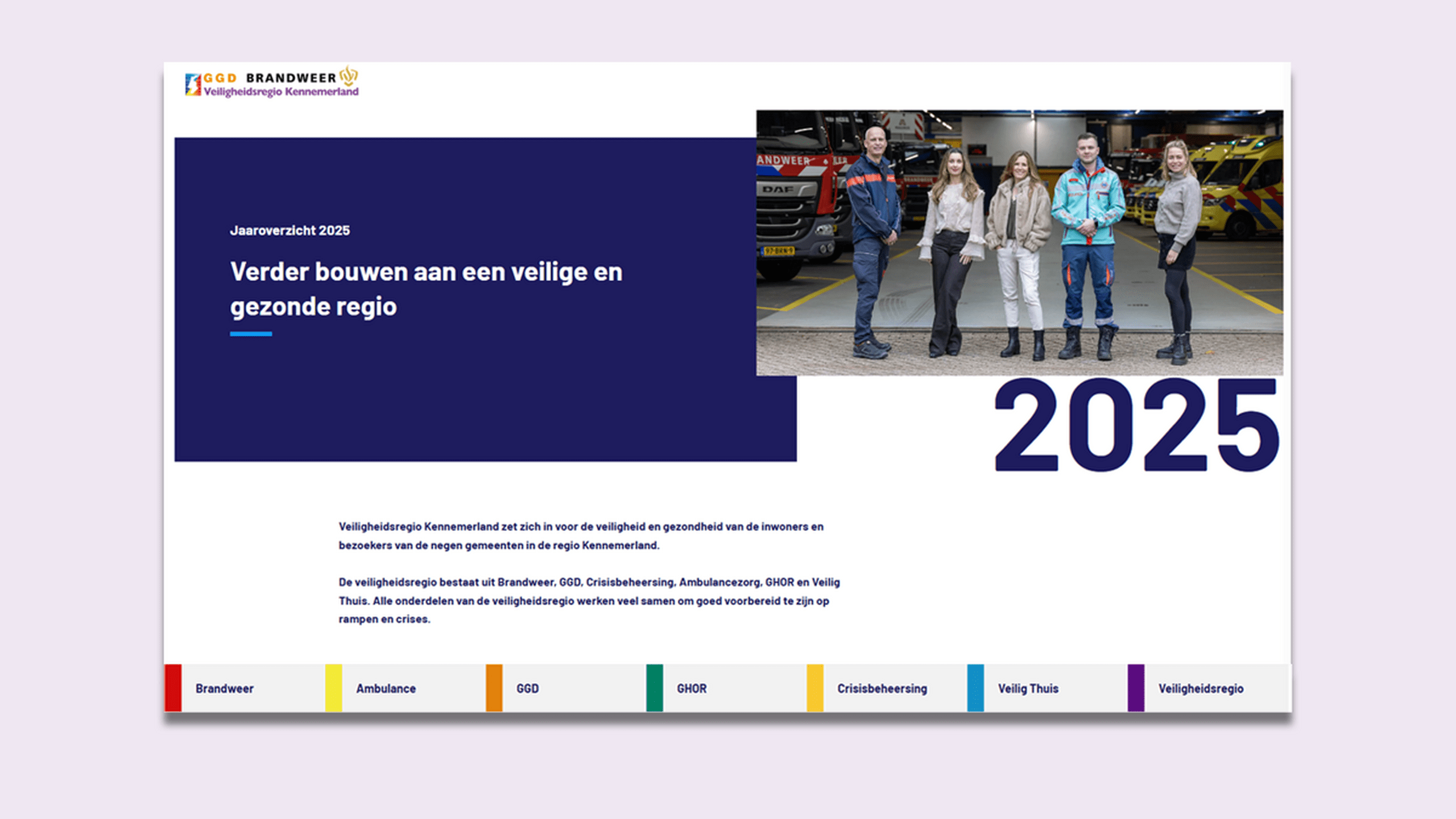 Publieksjaarverslag 2025 van de Veiligheidsregio Kennemerland